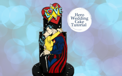 HAND PAINTED WEDDING CAKE TUTORIAL