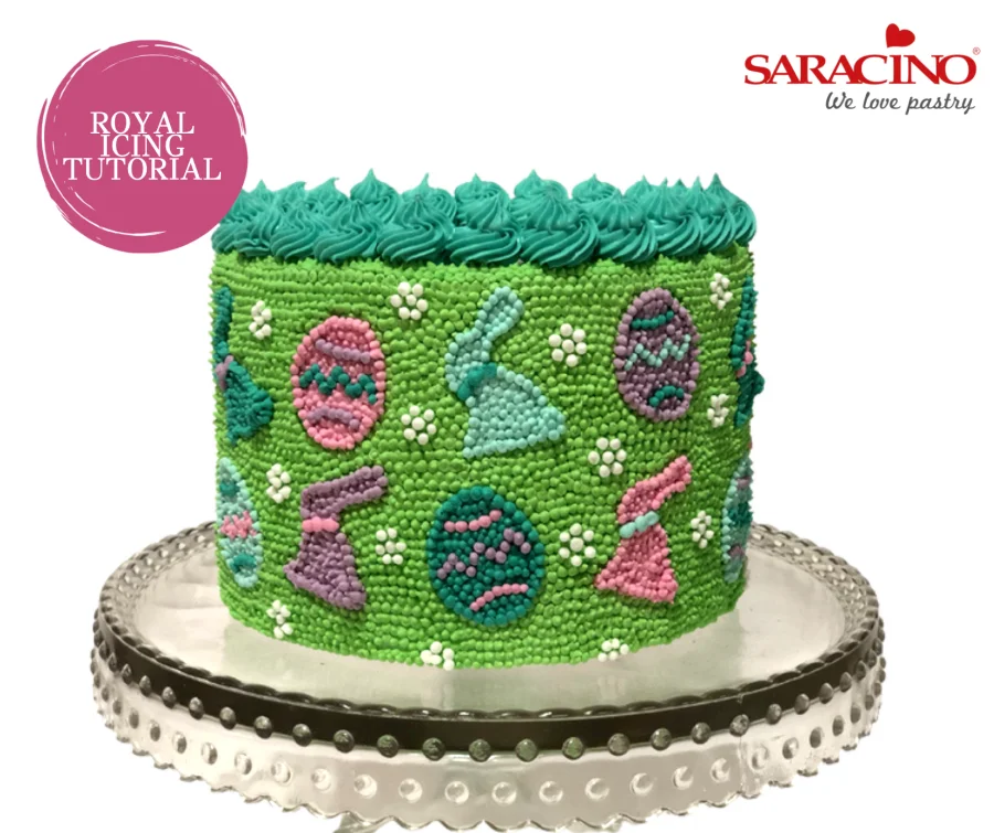 ROYAL ICING EASTER CAKE SARACINO FREE TUTORIAL