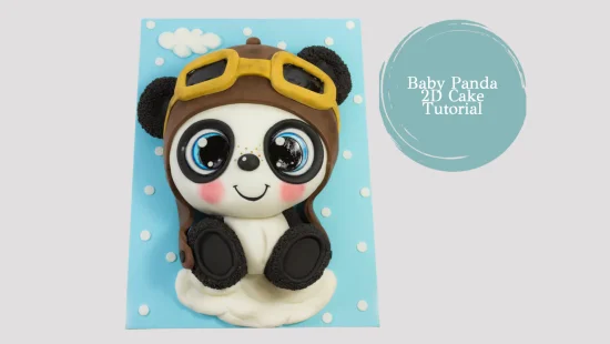 BABY PANDA 3D CAKE TUTORIAL