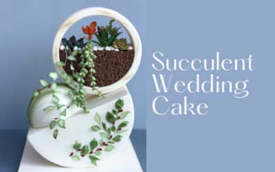 SUCCULENT WEDDING CAKE