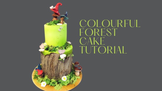 COLOURFUL FOREST CAKE