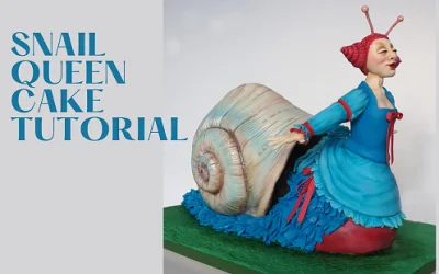 SNAIL QUEEN 3D CAKE TUTORIAL