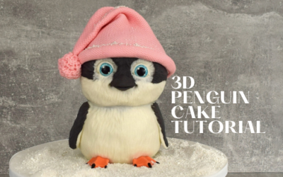 3D CUTE PENGUIN CAKE TUTORIAL