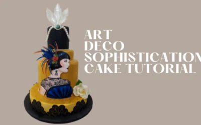 ART DECO SOPHISTICATION CAKE TUTORIAL