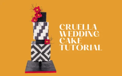CRUELLA WEDDING CAKE TUTORIAL