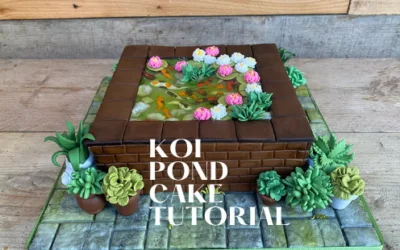 KOI POND CAKE TUTORIAL