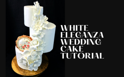 WHITE ELEGANZA WEDDING CAKE TUTORIAL