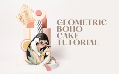GEOMETRIC BOHO CAKE TUTORIAL