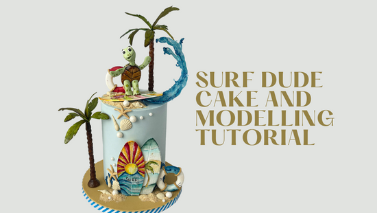 SURF DUDE CAKE & MODELLING TUTORIAL