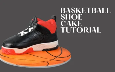 SCULPTED 3D BASKETBALL SHOE CAKE TUTORIAL