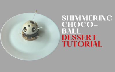 SHIMMERING CHOCO BALL DESSERT TUTORIAL