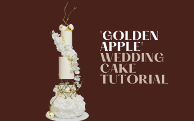 GOLDEN APPLE WEDDING CAKE TUTORIAL
