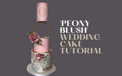PEONY BLUSH WEDDING CAKE TUTORIAL