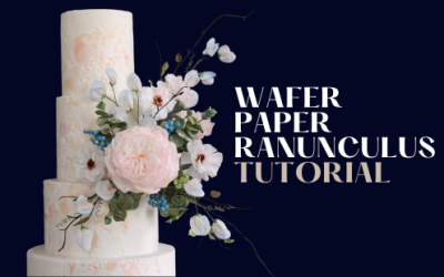 WAFER PAPER RANUNCULUS TUTORIAL