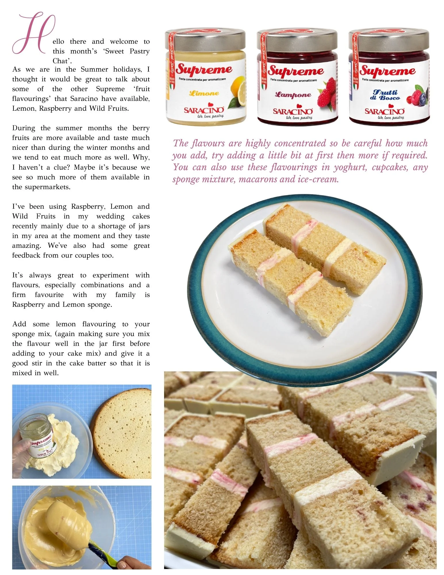 saracino food flavourings, lemon, raspberry, forest fruits saracino food flavourings, lemon, raspberry, forest fruits