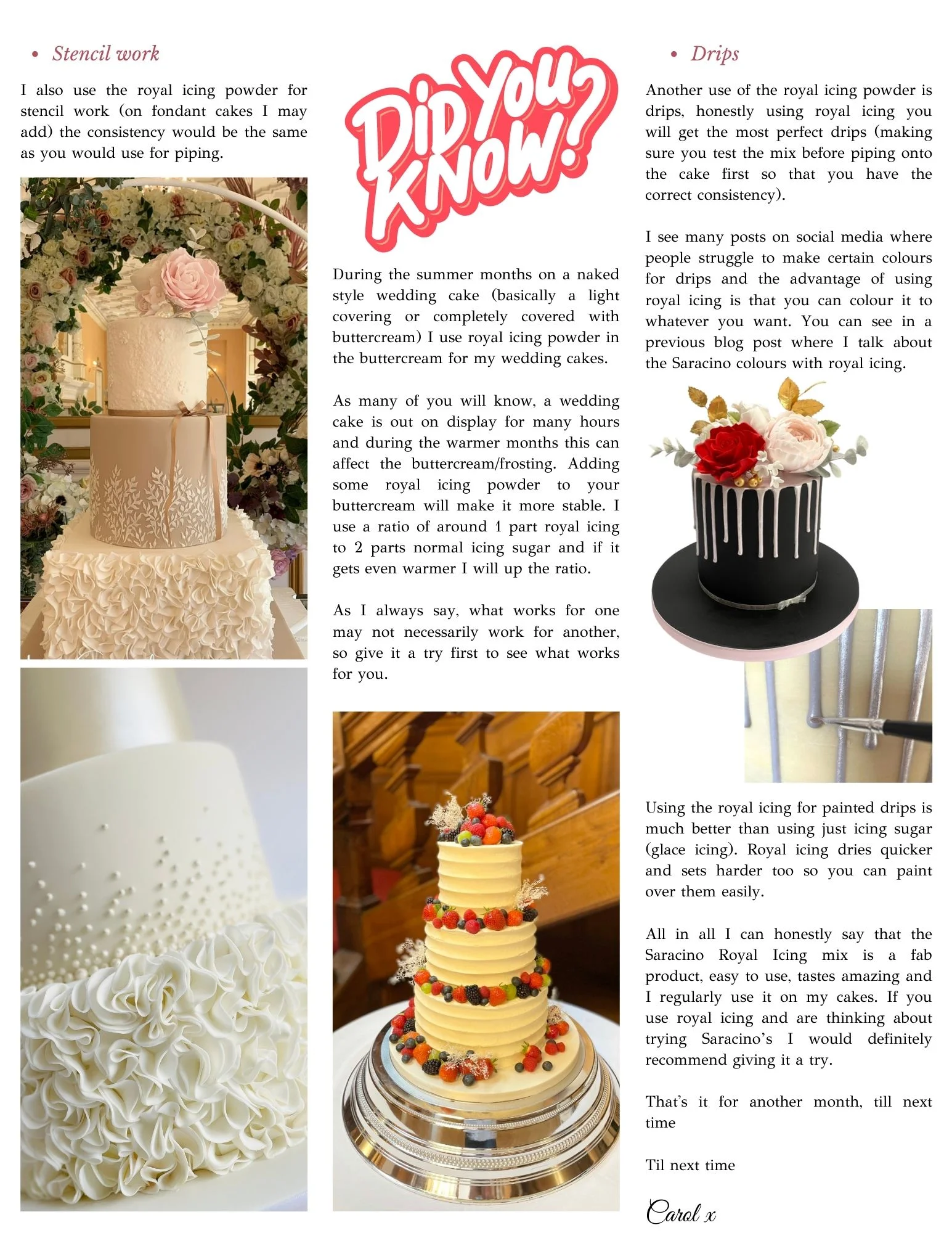 saracino ready to use royal icing mix