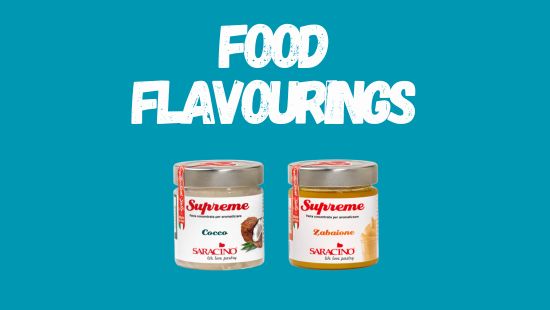 FOOD FLAVOURINGS – coconut, eggnog