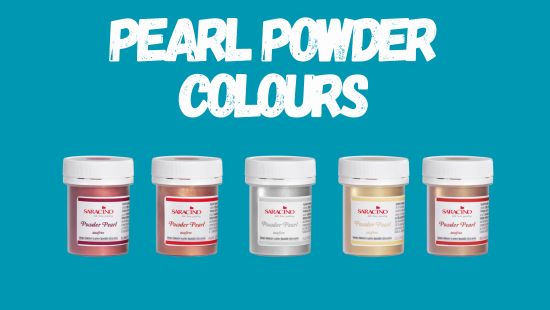POWDER COLOURS – pearls – gold, silver, ruby, bronze, copper