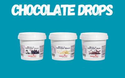 CHOCOLATE DROPS – white, dark, milk