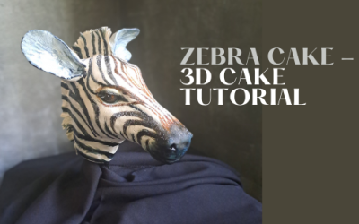 HOW TO: MAKE ZEBRA BUST – 3D CAKE