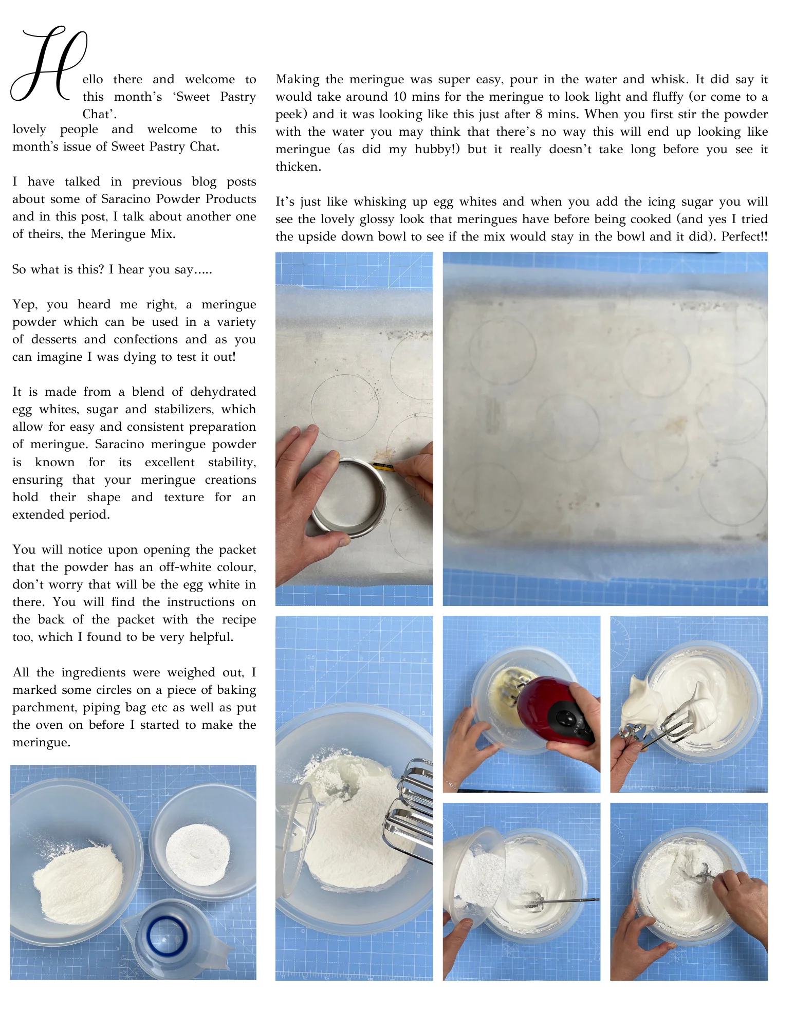 Saracino meringa mix ready to use meringue mix powder cake decorating pastry 1
