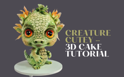 HOW TO: MAKE A CUTE CREATURE 3D CAKE