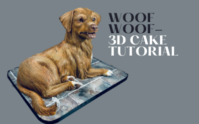 HOW TO: MAKE A 3D DOG CAKE