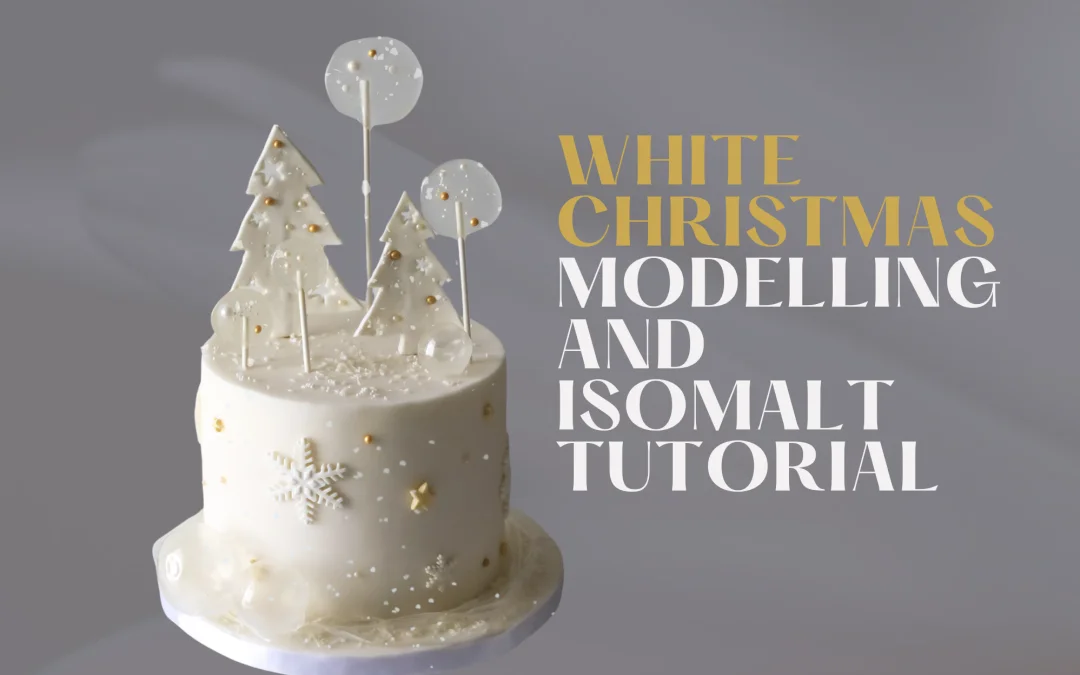 HOW TO: MAKE WHITE WINTER THEMED CAKE