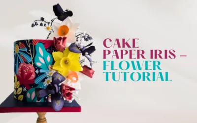 HOW TO: MAKE CAKE PAPER IRIS FLOWER