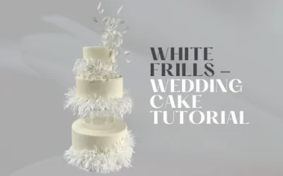 HOW TO: MAKE WHITE FRILLS WAFER PAPER WEDDING CAKE