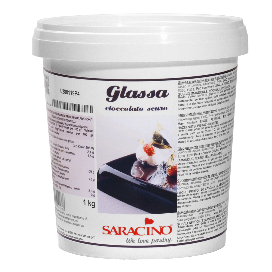 Dark Chocolate Mirror Glaze - EXPIRE DATE 30/06/2025