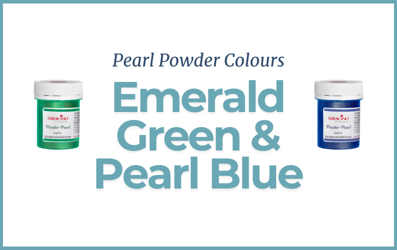 Emerald Green & Pearly Blue Powder Colours