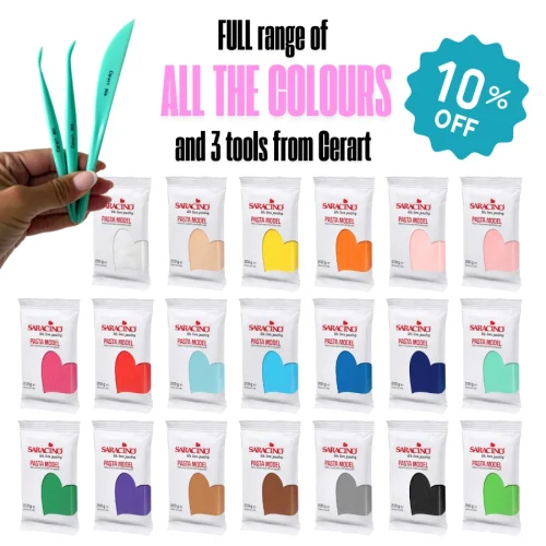 Bulk Buy Full Set of Pasta Model Colours 20x250g Plus FREE 3 Cerart tools