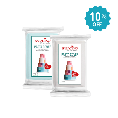 BULK BUY Light Baby Blue & White Pasta Cover 2kg