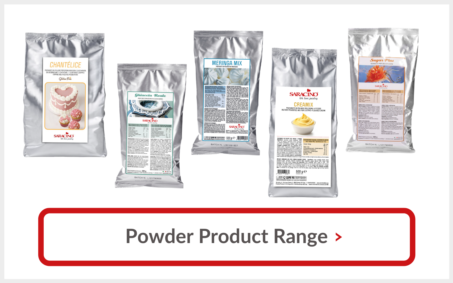 saracino powder products